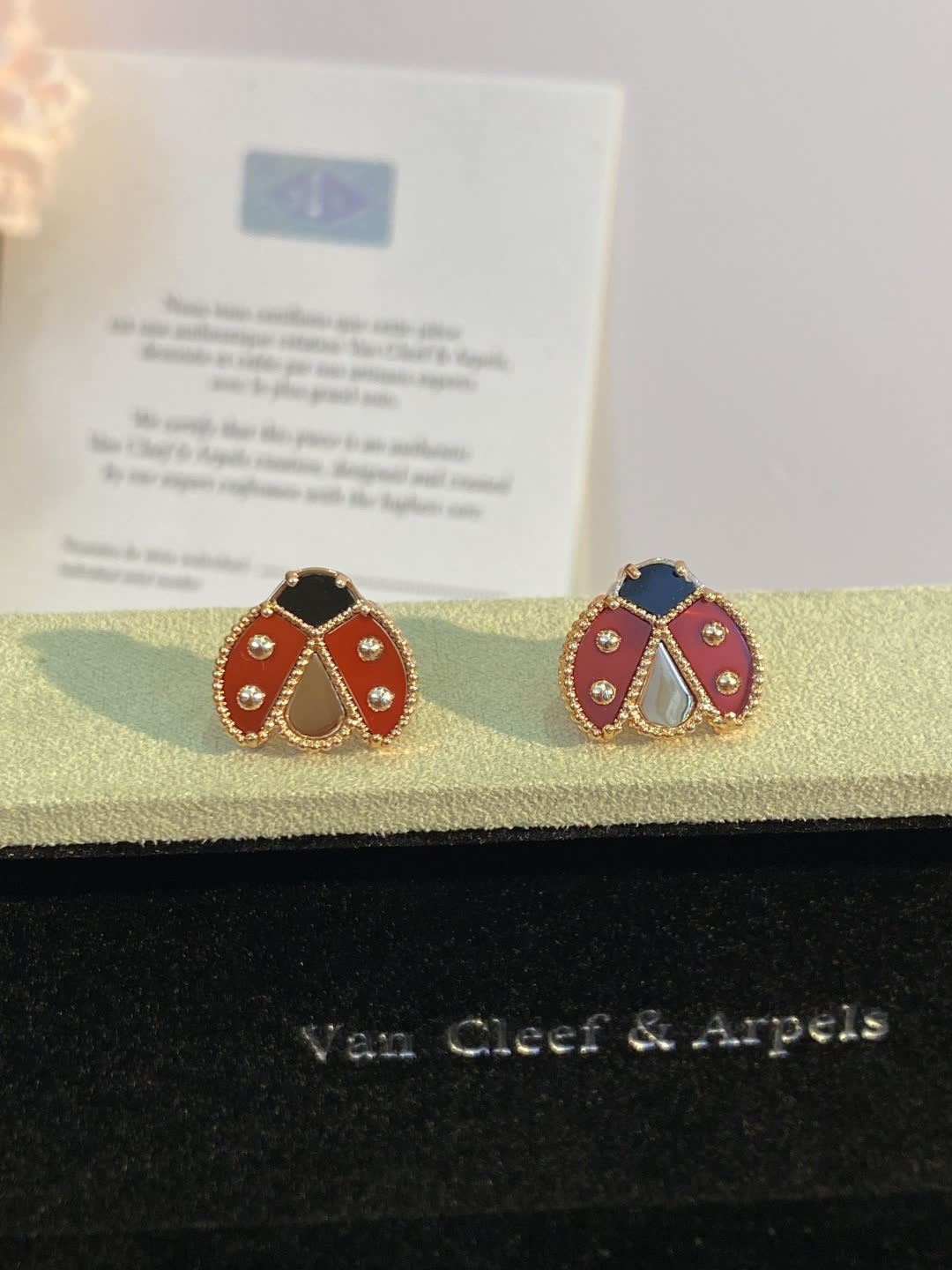 Van Cleef & Arpels Ladybug Earrings